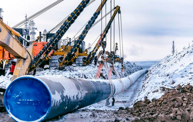Арматуры для строительства трубопровода Сила Сибири